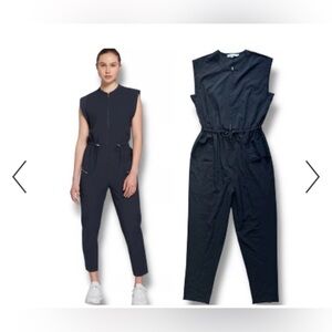 Sincerely Jules Black Sleeveless Zipper Front Jumpsuit Large